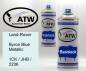 Preview: Land-Rover, Byron Blue Metallic, 1CK / JHB / 2236: 400ml Sprühdose + 400ml Klarlack - Set, von ATW Autoteile West.